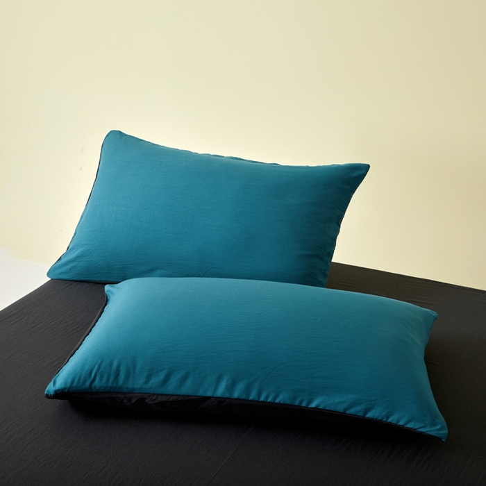 91家纺网 家纺一手货源 找家纺 瑞禾家纺 2026新款水洗棉棉花夏被四件套 宝兰深灰