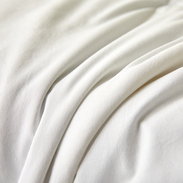 91家纺网 家纺一手货源 找家纺 瑞禾家纺 2026新款水洗棉棉花夏被四件套 米白藏青