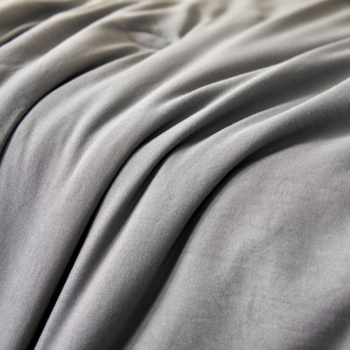 91家纺网 家纺一手货源 找家纺 瑞禾家纺 2026新款水洗棉棉花夏被四件套 浅灰深灰