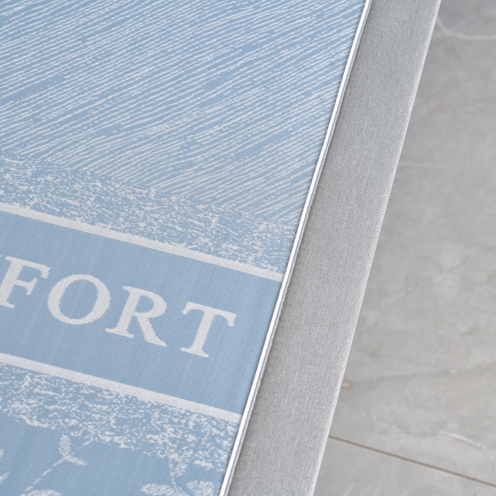 91家纺网 家纺一手货源 找家纺 （总）小牛席业 2026春夏新款PE琉璃叶语提花凉感冰丝席席子