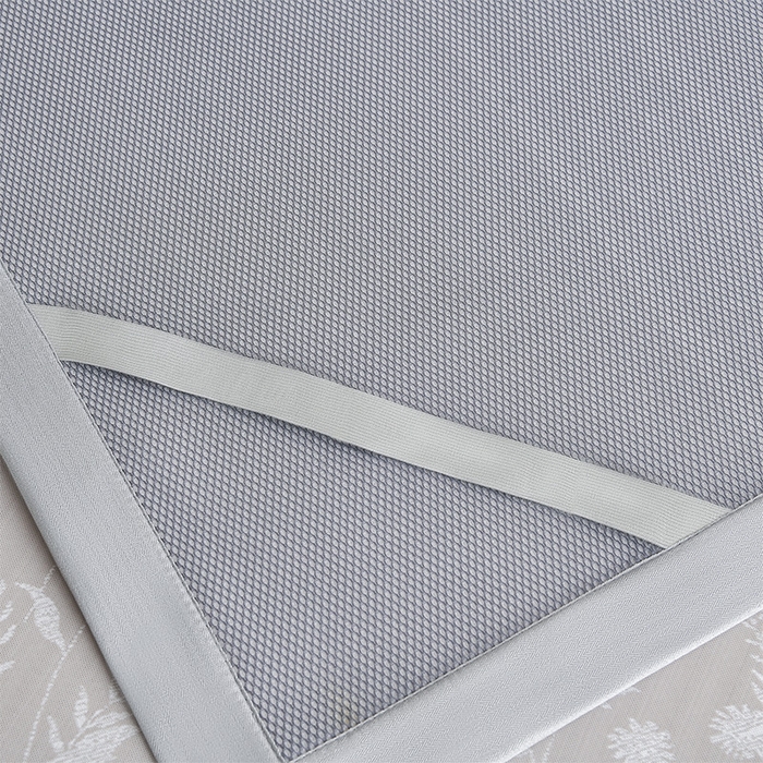 91家纺网 家纺一手货源 找家纺 小牛席业 2026春夏新款PE琉璃叶语提花凉感冰丝席席子 香槟