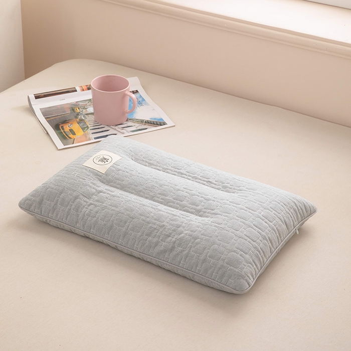 91家纺网 家纺一手货源 找家纺 （总）梦莱家纺 2026新款水洗棉麻荞麦枕枕头枕芯-绣织