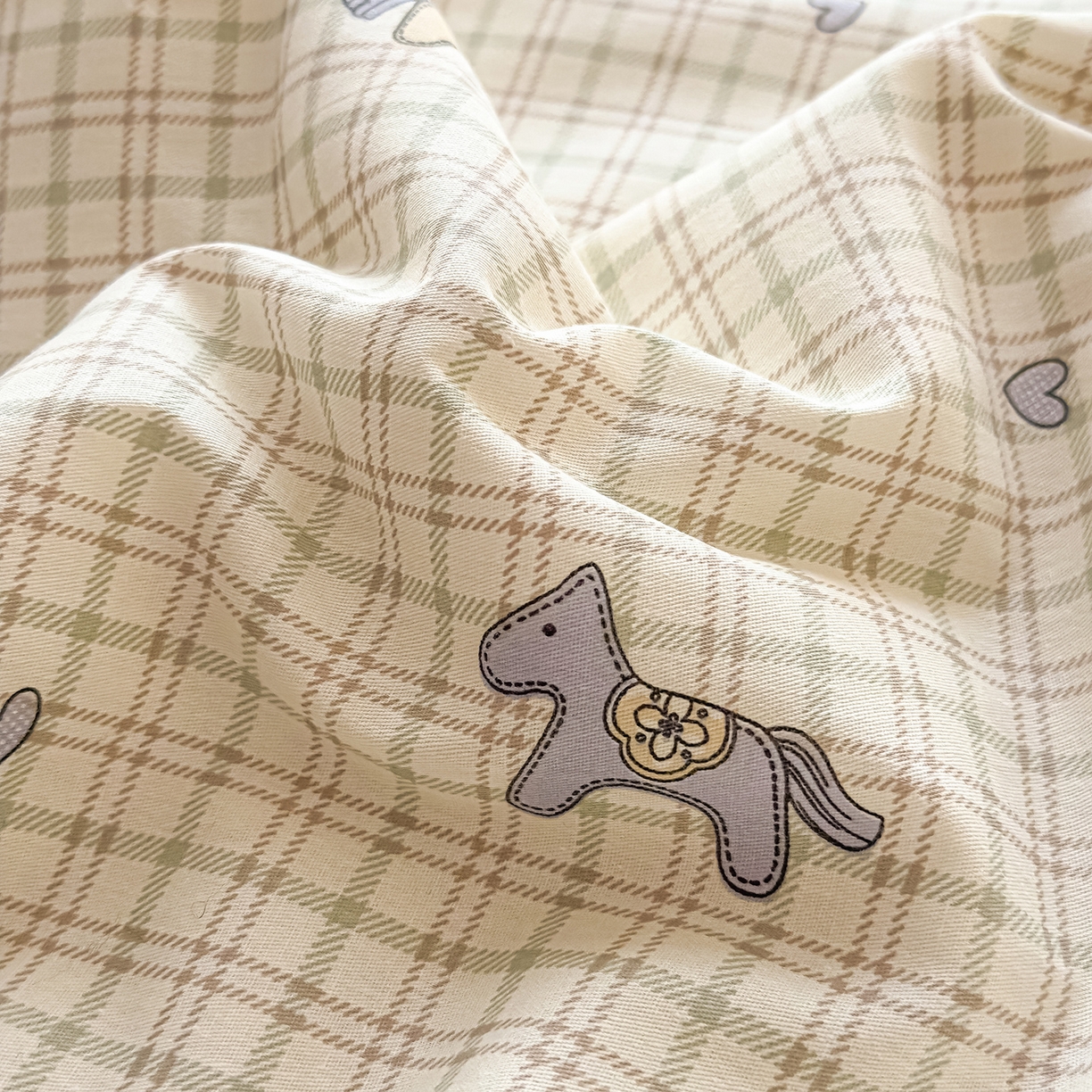 91家纺网 家纺一手货源 找家纺 典冠 2026新款100%里外全棉夏被 夏被四件套 马到成功