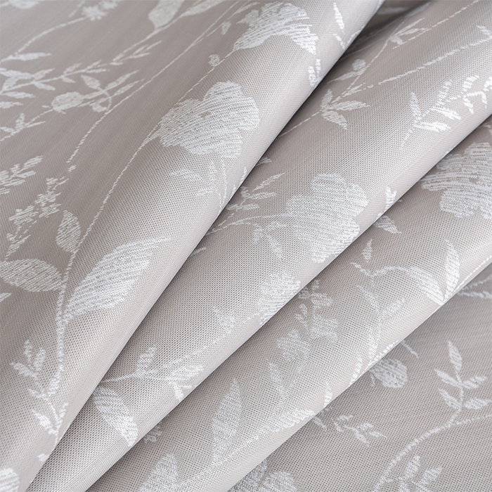 91家纺网 家纺一手货源 找家纺 小牛席业 2026春夏新款PE琉璃叶语提花凉感冰丝席席子-床笠款 香槟