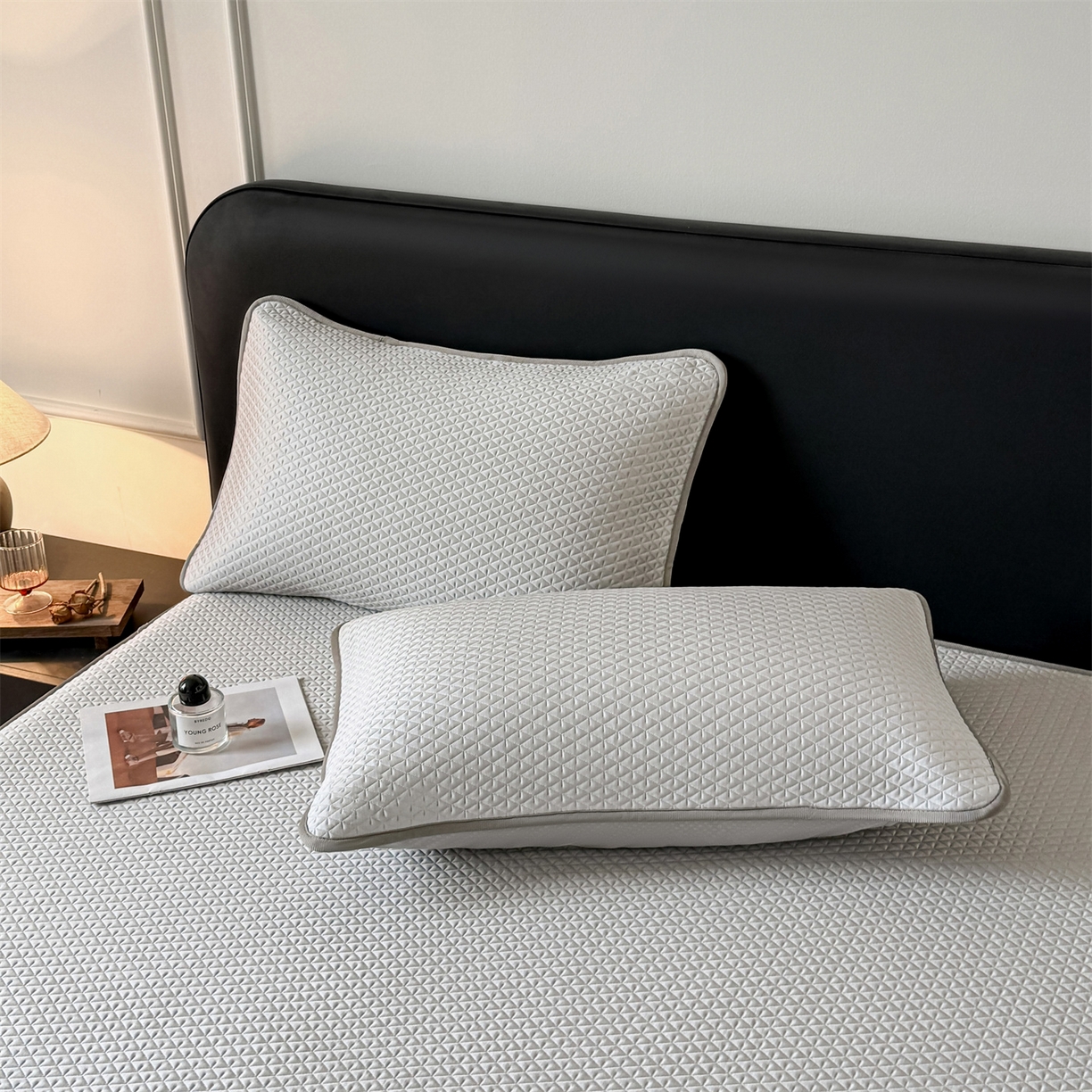 91家纺网 家纺一手货源 找家纺 （总）叠派家纺 2026新款夏季高端竹席pe藤席空调软席可水洗席子凉席-慕尚M纹