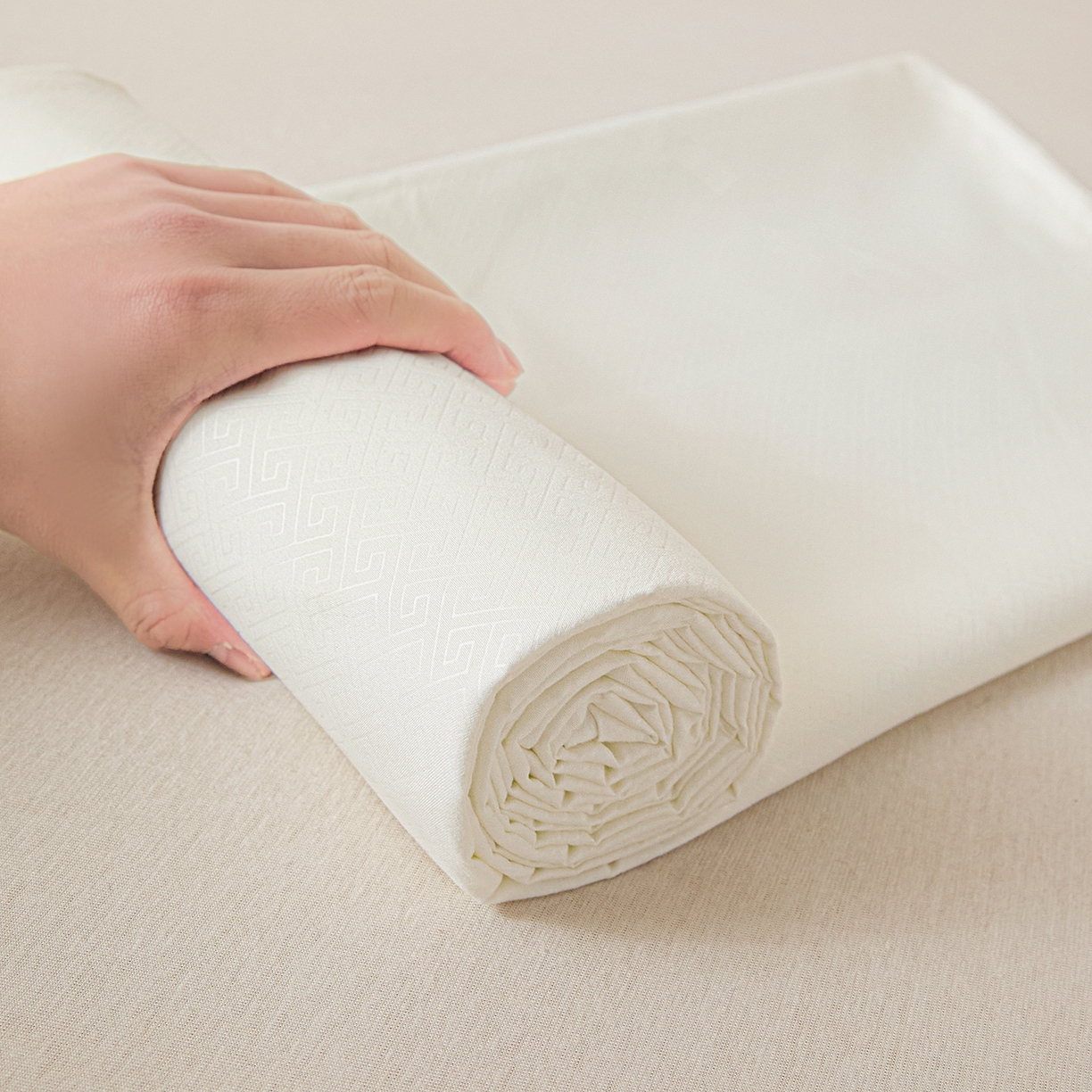 露梦家纺 2026外贸内销跨境电商亚马逊速卖通磨毛单床单三件套欧美尺寸多多跨境平台TEMU 方格-白色