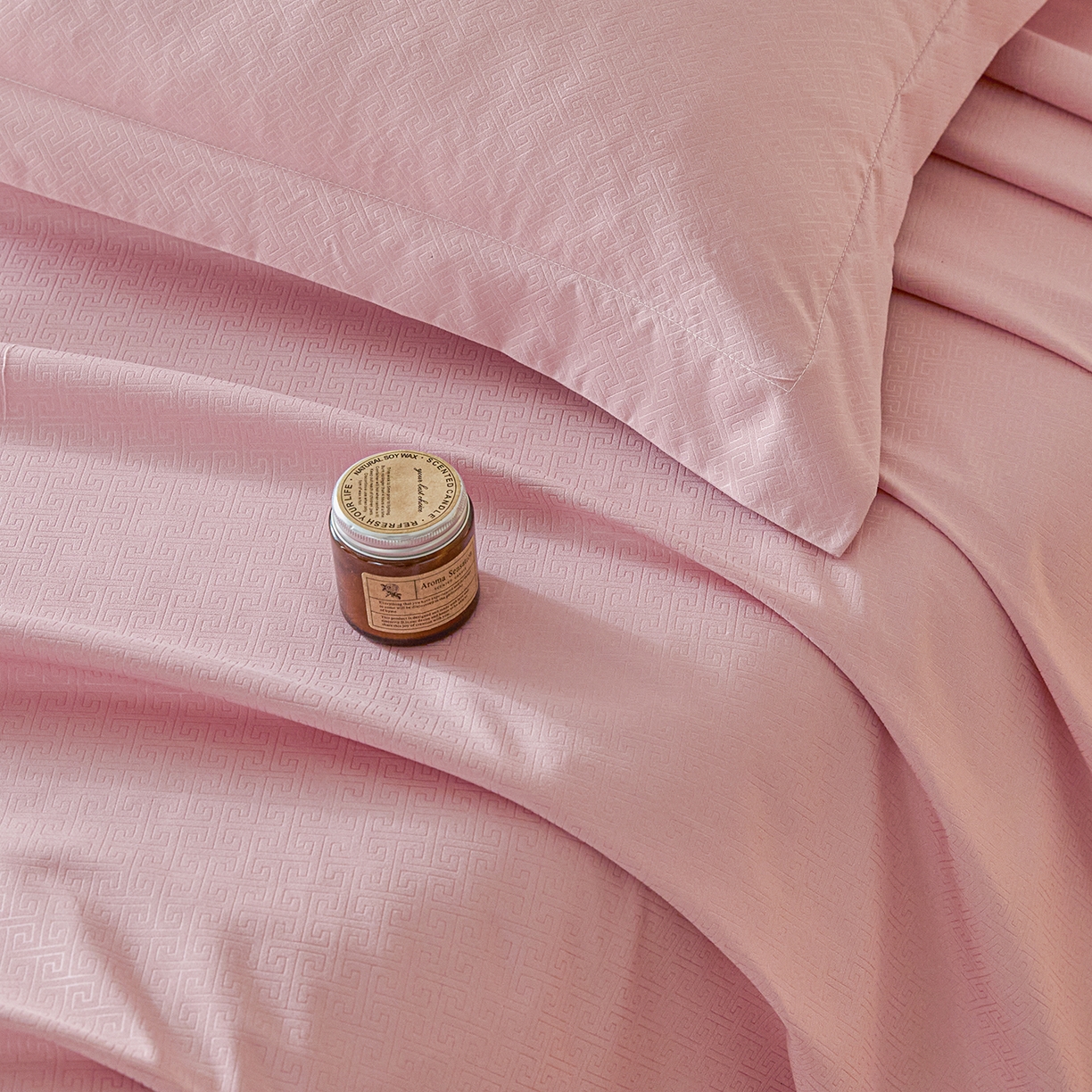 91家纺网 家纺一手货源 找家纺 露梦家纺 2026外贸内销跨境电商亚马逊速卖通磨毛单床单三件套欧美尺寸多多跨境平台TEMU 方格-粉色