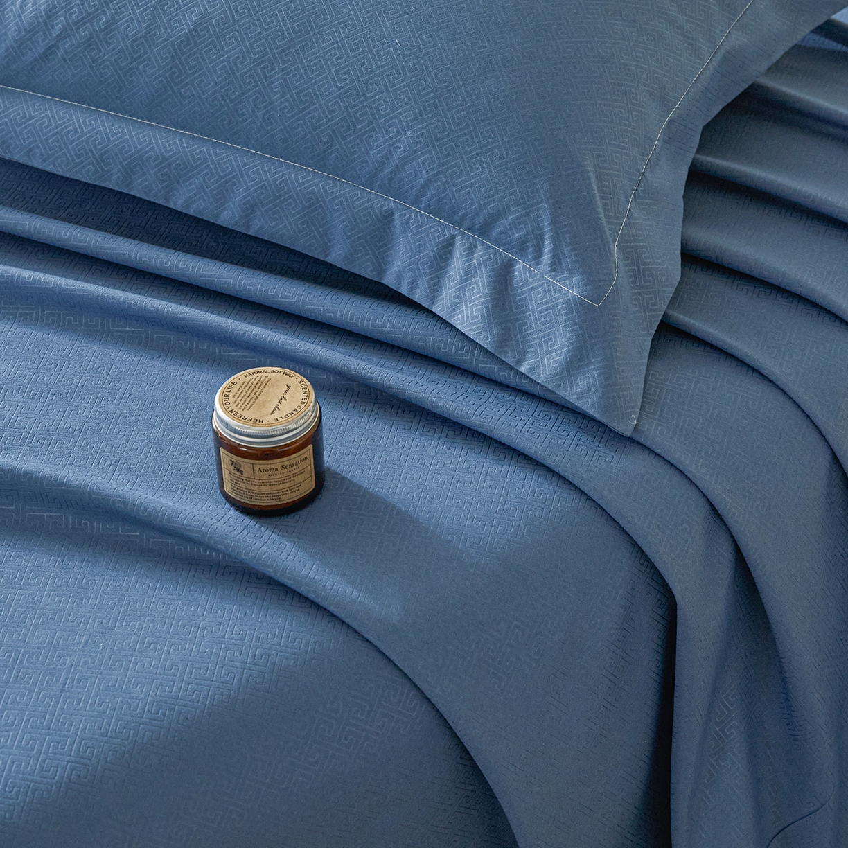 91家纺网 家纺一手货源 找家纺 露梦家纺 2026外贸内销跨境电商亚马逊速卖通磨毛单床单三件套欧美尺寸多多跨境平台TEMU 方格-蓝色