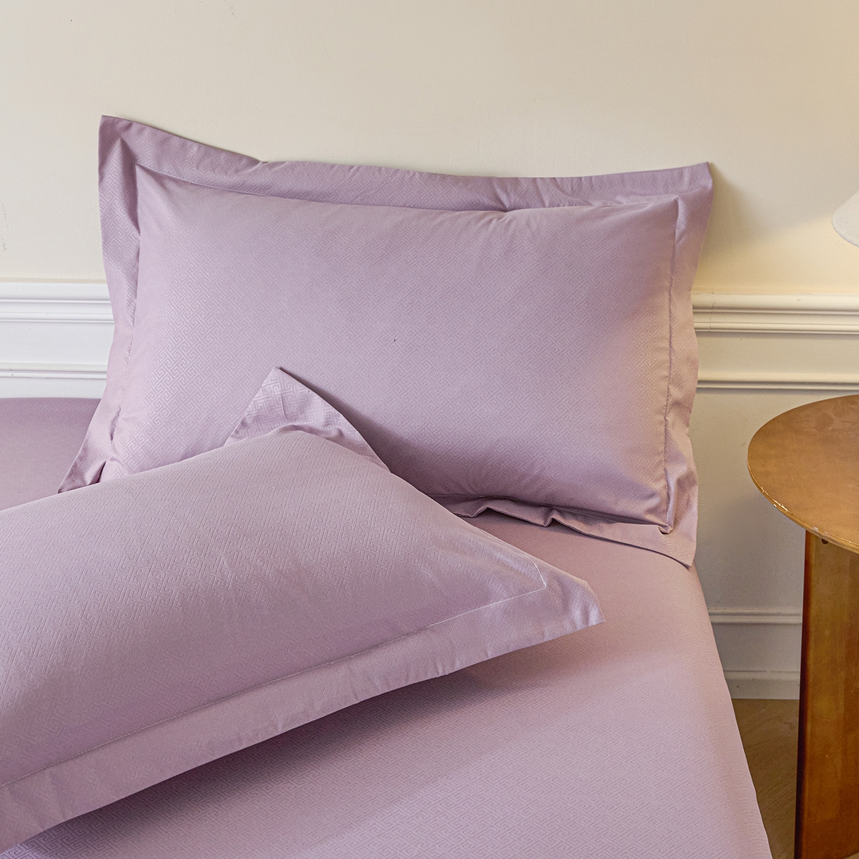 91家纺网 家纺一手货源 找家纺 露梦家纺 2026外贸内销跨境电商亚马逊速卖通磨毛单床单三件套欧美尺寸多多跨境平台TEMU 方格-紫色