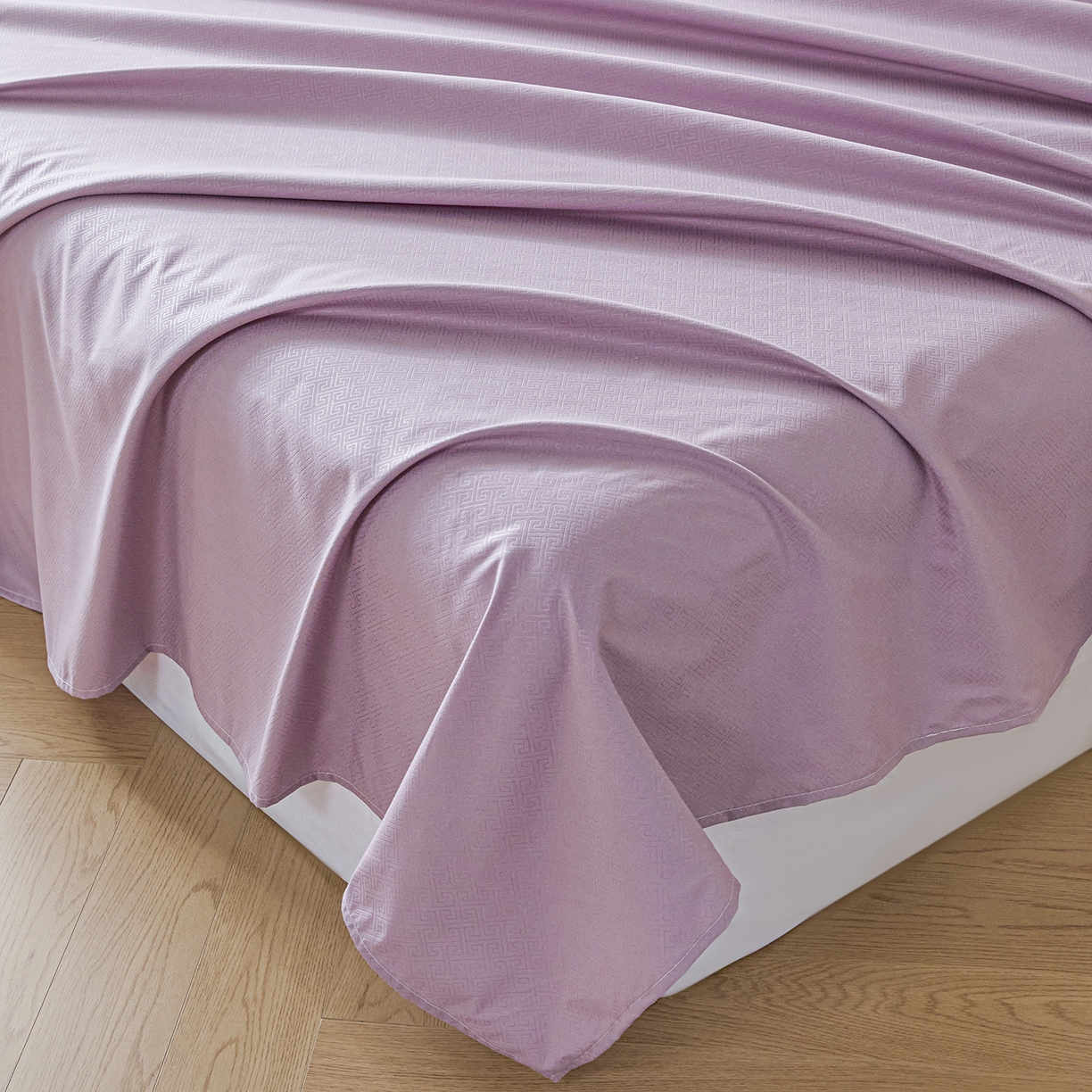 91家纺网 家纺一手货源 找家纺 露梦家纺 2026外贸内销跨境电商亚马逊速卖通磨毛单床单三件套欧美尺寸多多跨境平台TEMU 方格-紫色