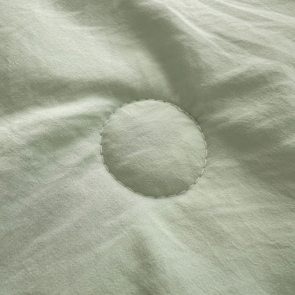 91家纺网 家纺一手货源 找家纺 冕悠家纺 2026春夏新款A类高克重超级无敌柔软水洗棉拼色夏被空调被夏凉被四件套 春芜绿-夏凉被