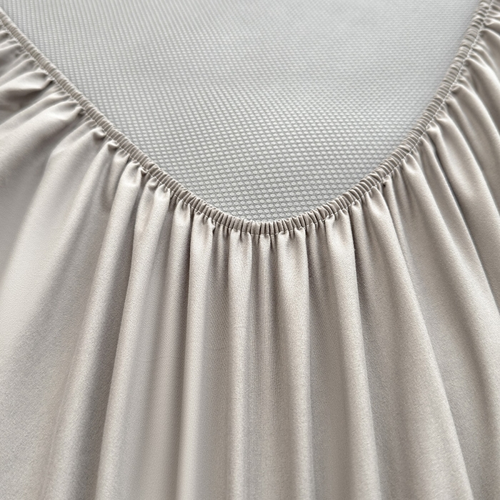 91家纺网 家纺一手货源 找家纺 义博家纺 2026新款碳光冰丝席5D印花床笠款 淘气狗