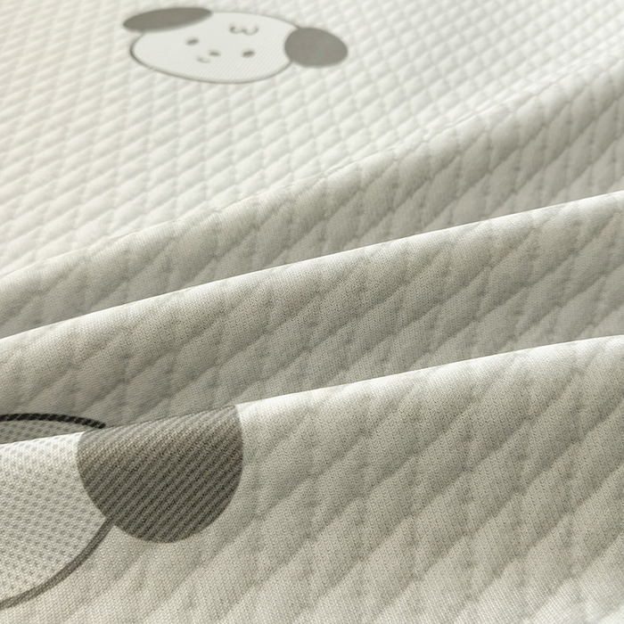 91家纺网 家纺一手货源 找家纺 义博家纺 2026新款碳光冰丝席5D印花床笠款 淘气狗