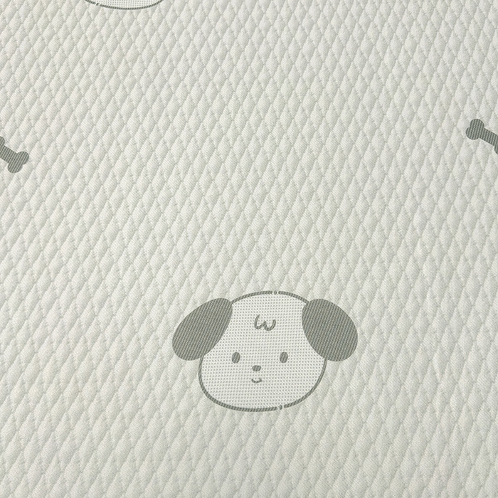 91家纺网 家纺一手货源 找家纺 义博家纺 2026新款碳光冰丝席5D印花床笠款 淘气狗