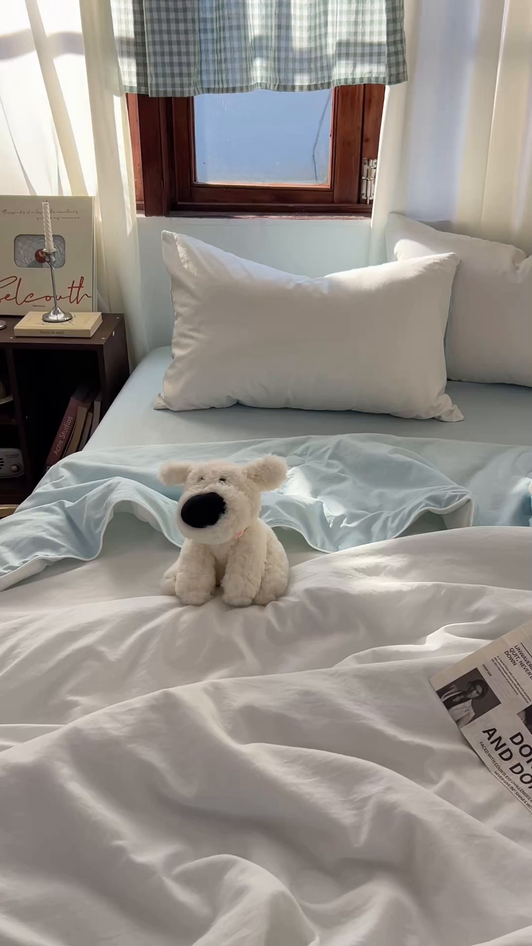 91家纺网 家纺一手货源 找家纺 冕悠家纺 2026春夏新款A类高克重超级无敌柔软水洗棉拼色夏被空调被夏凉被四件套 云水蓝+奶白-夏凉被