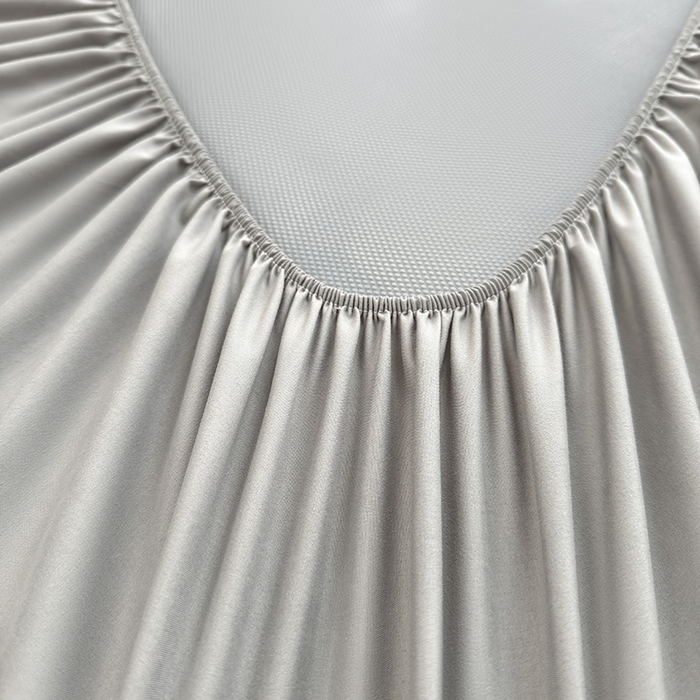 91家纺网 家纺一手货源 找家纺 义博家纺 2026新款碳光冰丝席5D印花床笠款 幸运云朵