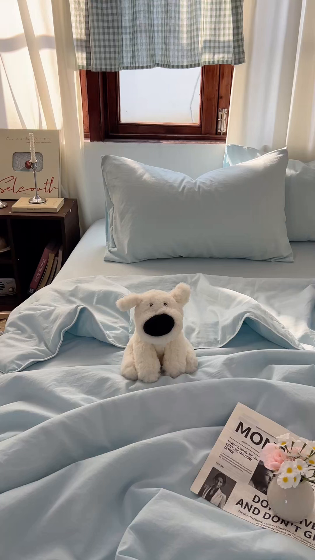 91家纺网 家纺一手货源 找家纺 冕悠家纺 2026春夏新款A类高克重超级无敌柔软水洗棉拼色夏被空调被夏凉被四件套 云水蓝-夏凉被