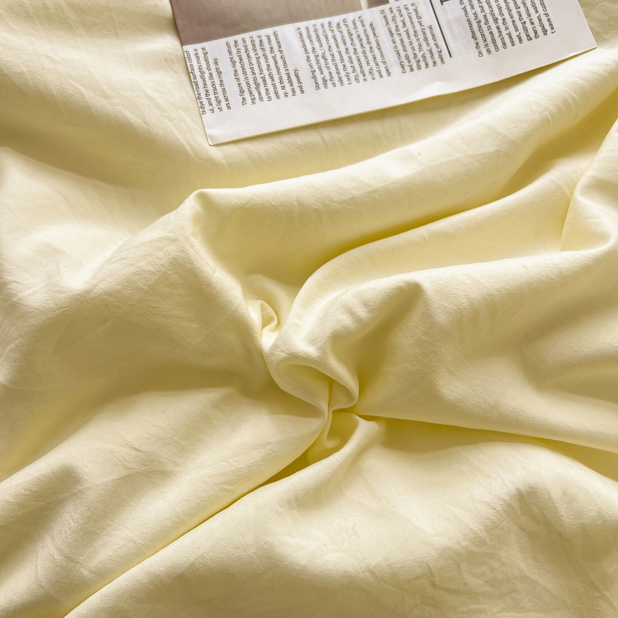 91家纺网 家纺一手货源 找家纺 冕悠家纺 2026春夏新款A类高克重超级无敌柔软水洗棉拼色夏被空调被夏凉被四件套 芝士-夏凉被