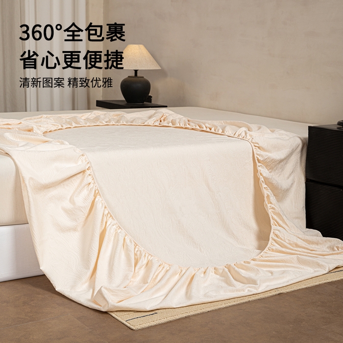 91家纺网 家纺一手货源 找家纺 （总）眠博士 2026春夏新款60水洗立体提花床笠床笠单价