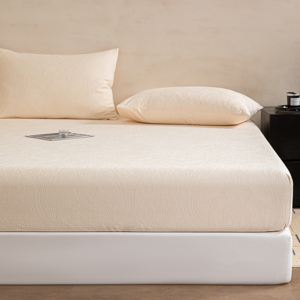 91家纺网 家纺一手货源 找家纺 （总）眠博士 2026春夏新款60水洗立体提花床笠床笠单价