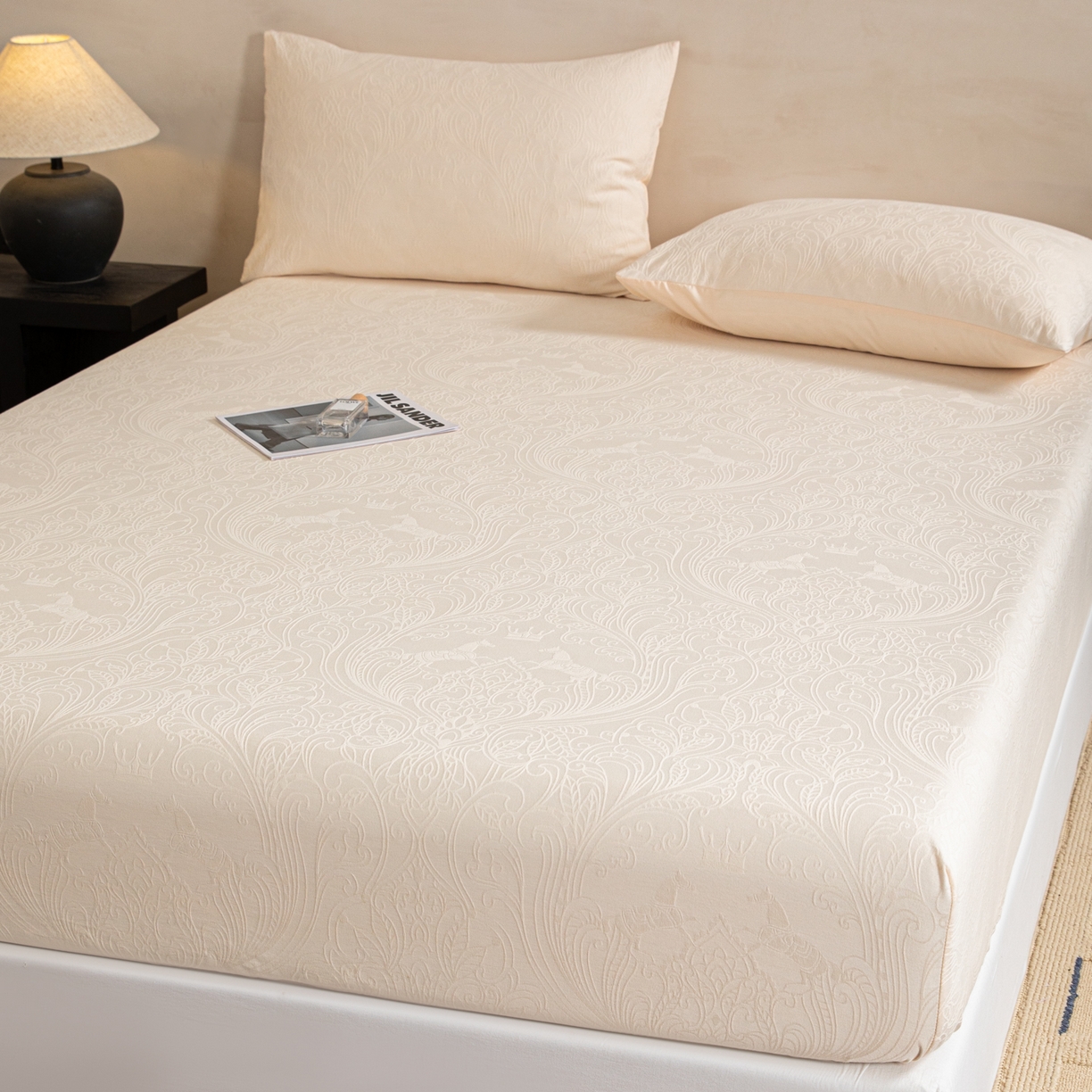 91家纺网 家纺一手货源 找家纺 （总）眠博士 2026春夏新款60水洗立体提花床笠床笠单价