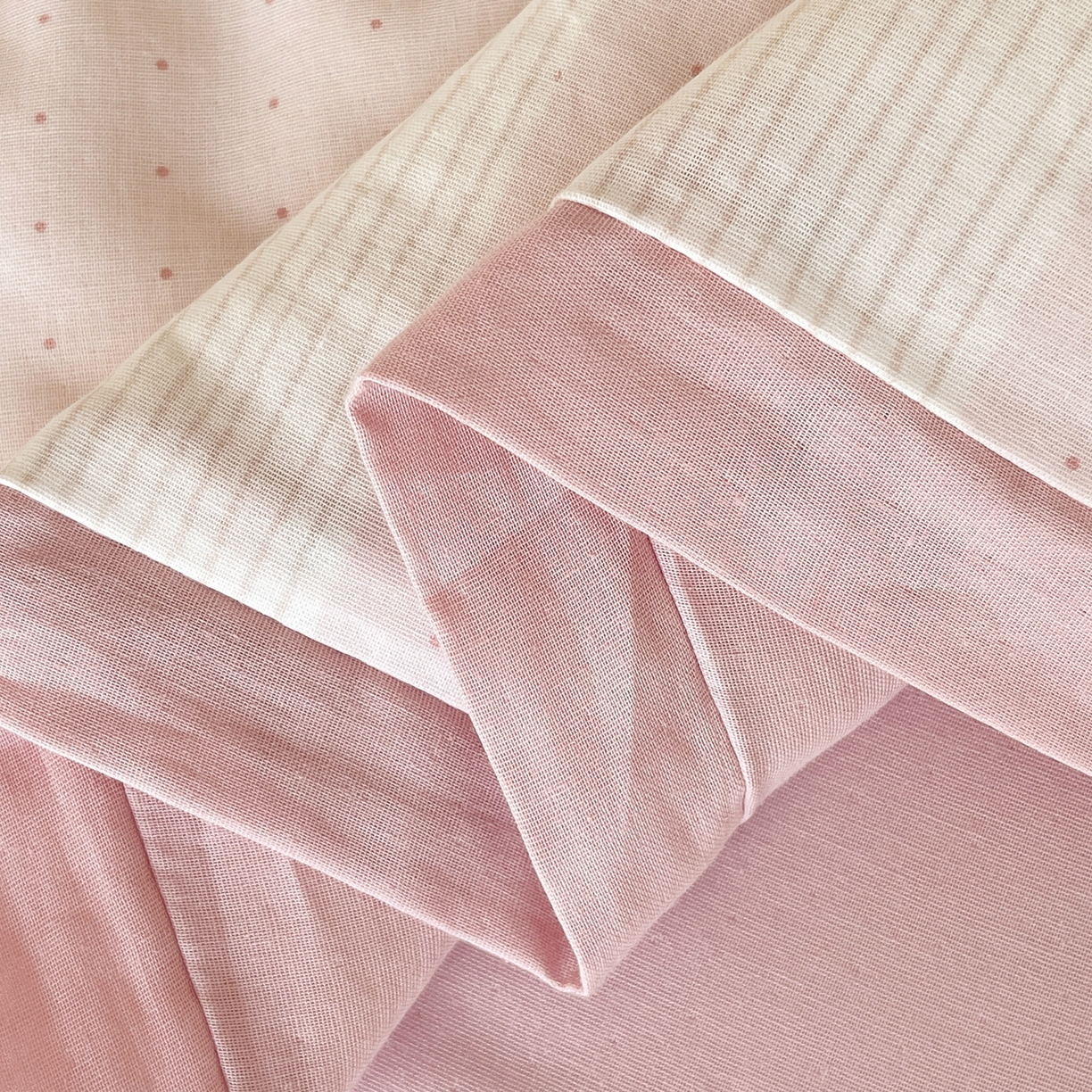 91家纺网 家纺一手货源 找家纺 （总）莱宁被业 2026新款A类全棉有氧双层纱印花大豆夏被