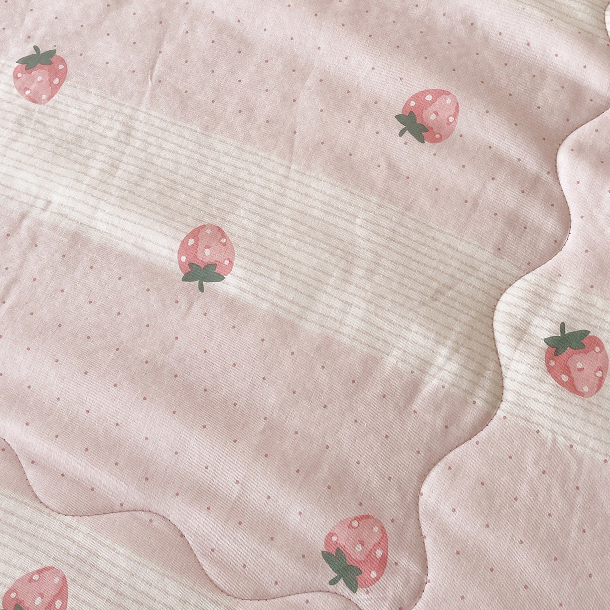 91家纺网 家纺一手货源 找家纺 （总）莱宁被业 2026新款A类全棉有氧双层纱印花大豆夏被