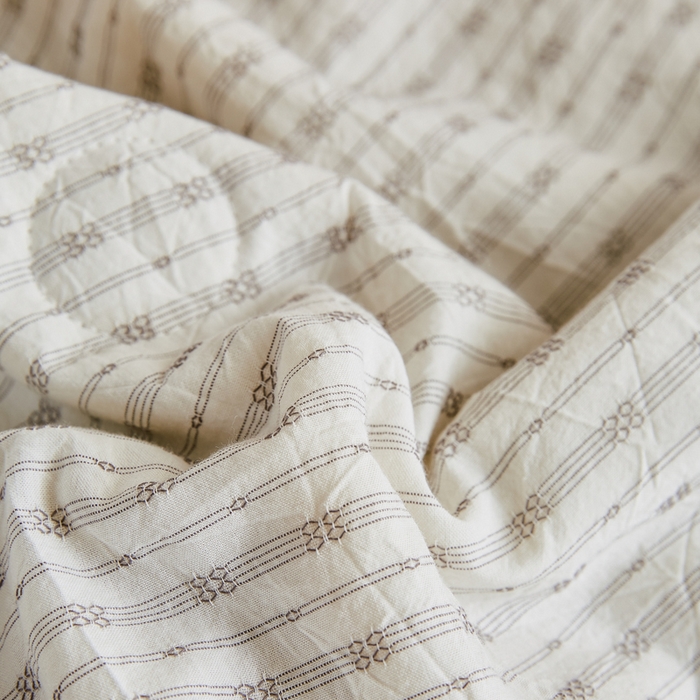 91家纺网 家纺一手货源 找家纺 鸣升家纺 2026新款全棉纯棉麦香提花系列大豆夏被夏凉被空调被 麦香提花简约灰