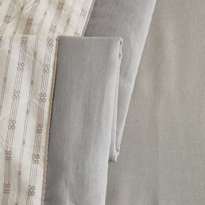 91家纺网 家纺一手货源 找家纺 鸣升家纺 2026新款全棉纯棉麦香提花系列大豆夏被夏凉被空调被 麦香提花简约灰