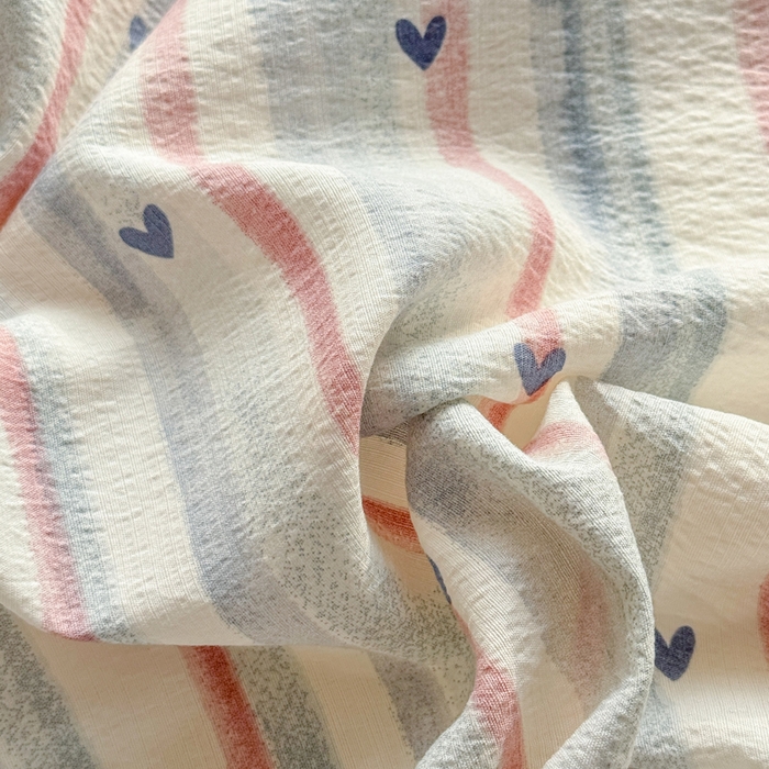 91家纺网 家纺一手货源 找家纺 丝芙妮家居 2026新款四季皱皱棉柔软透气不闷汗木棉床笠单件三件套-系列三 晚安甜心