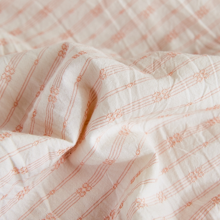 91家纺网 家纺一手货源 找家纺 鸣升家纺 2026新款全棉纯棉麦香提花系列大豆夏被夏凉被空调被 麦香提花简约粉