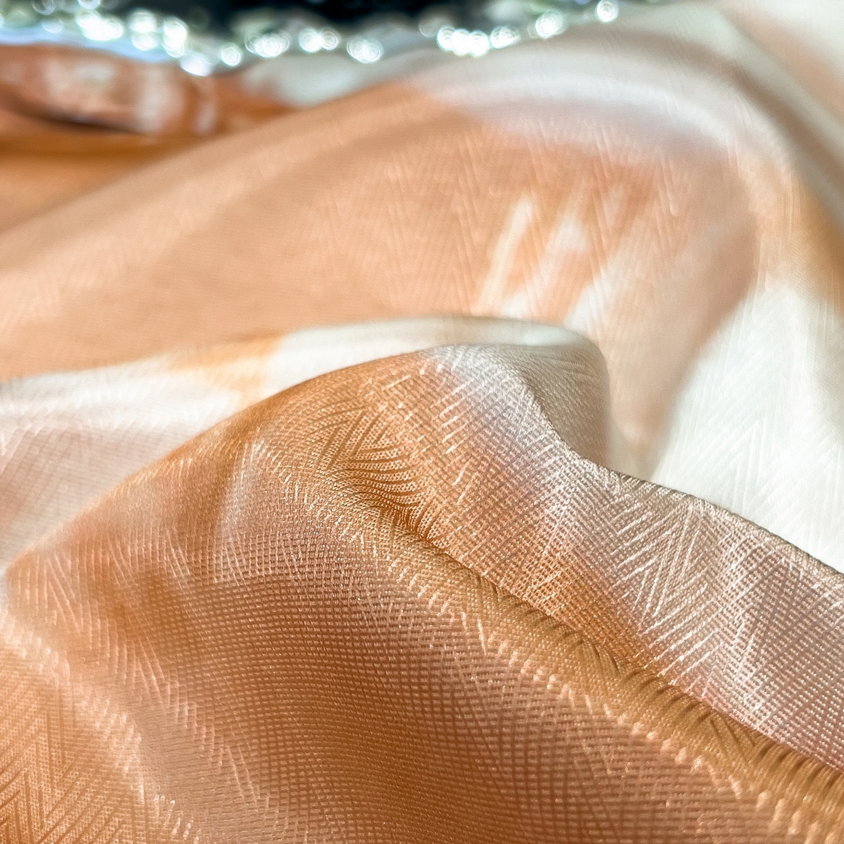 91家纺网 家纺一手货源 找家纺 梵克保罗 2026春夏新款数码印花大版高克重冰丝凉席三件套 浅朵