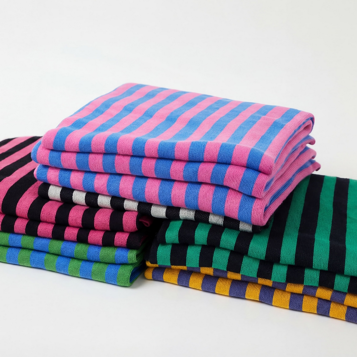 91家纺网 家纺一手货源 找家纺 （总）暖绵绵家纺 2026新款丝光棉撞色条纹盖毯-海文（本款券后/折后零售价不得低于162元）