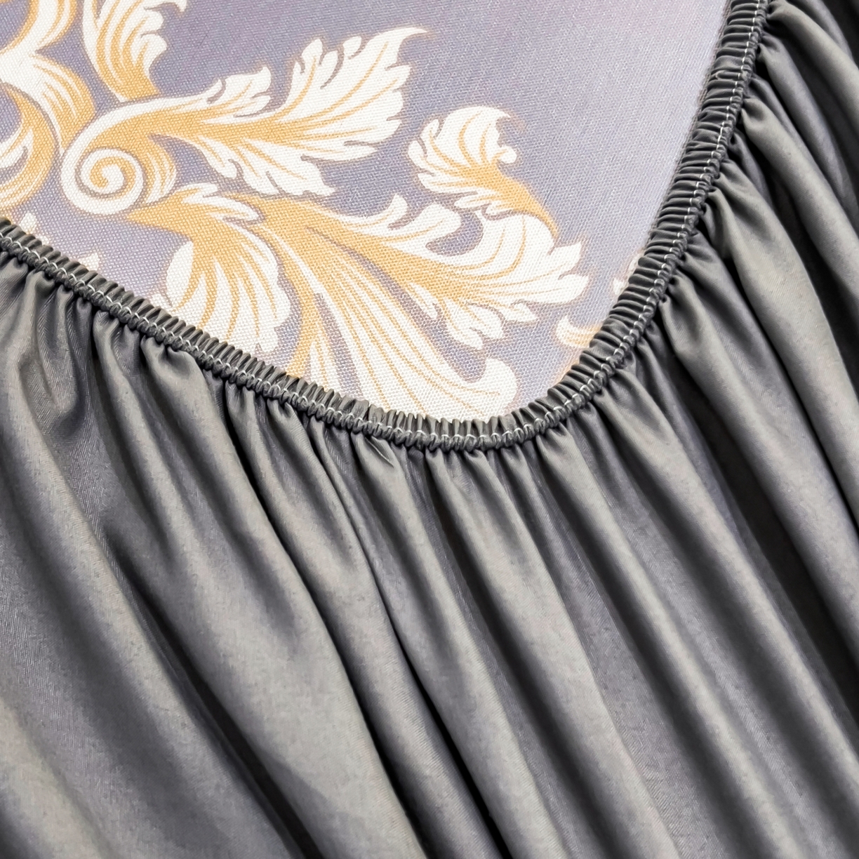 91家纺网 家纺一手货源 找家纺 （总）梵克保罗 2026春夏新款数码印花大版高克重冰丝凉席床笠款三件套