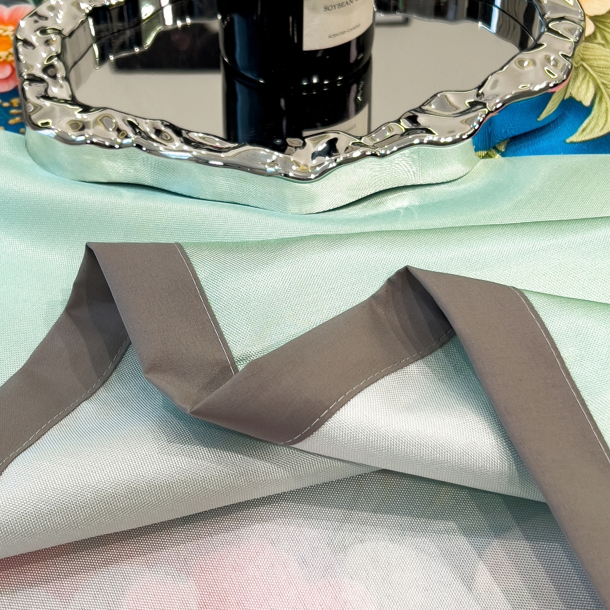 91家纺网 家纺一手货源 找家纺 梵克保罗 2026春夏新款凉感冰丝凉席床单款凉席三件套 森蔓