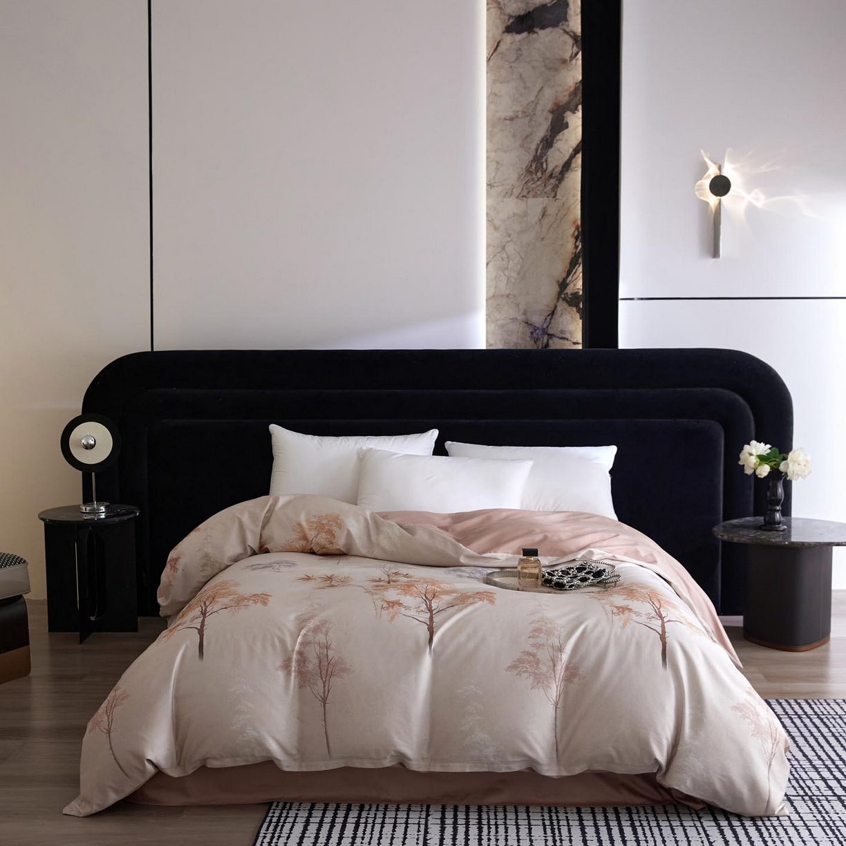 91家纺网 家纺一手货源 找家纺 （总）帅露家纺 2026新款全棉60支长绒棉数码印花四件套