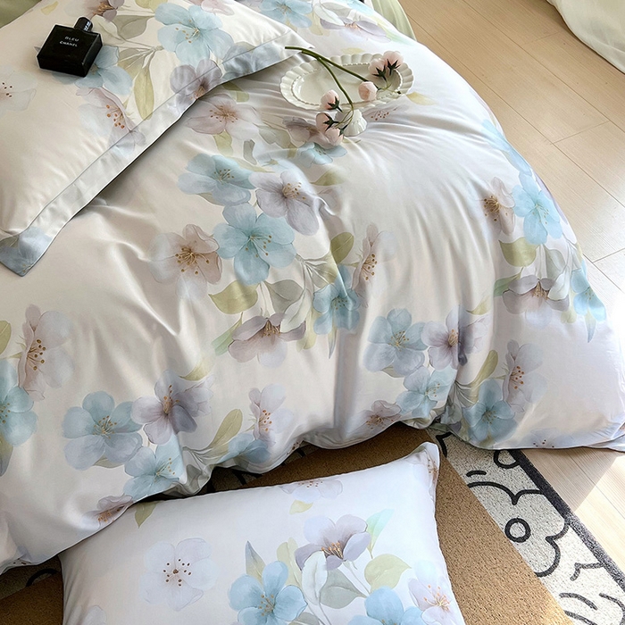 91家纺网 家纺一手货源 找家纺 帅露家纺 2026新款全棉60支长绒棉数码印花四件套 岚山梦