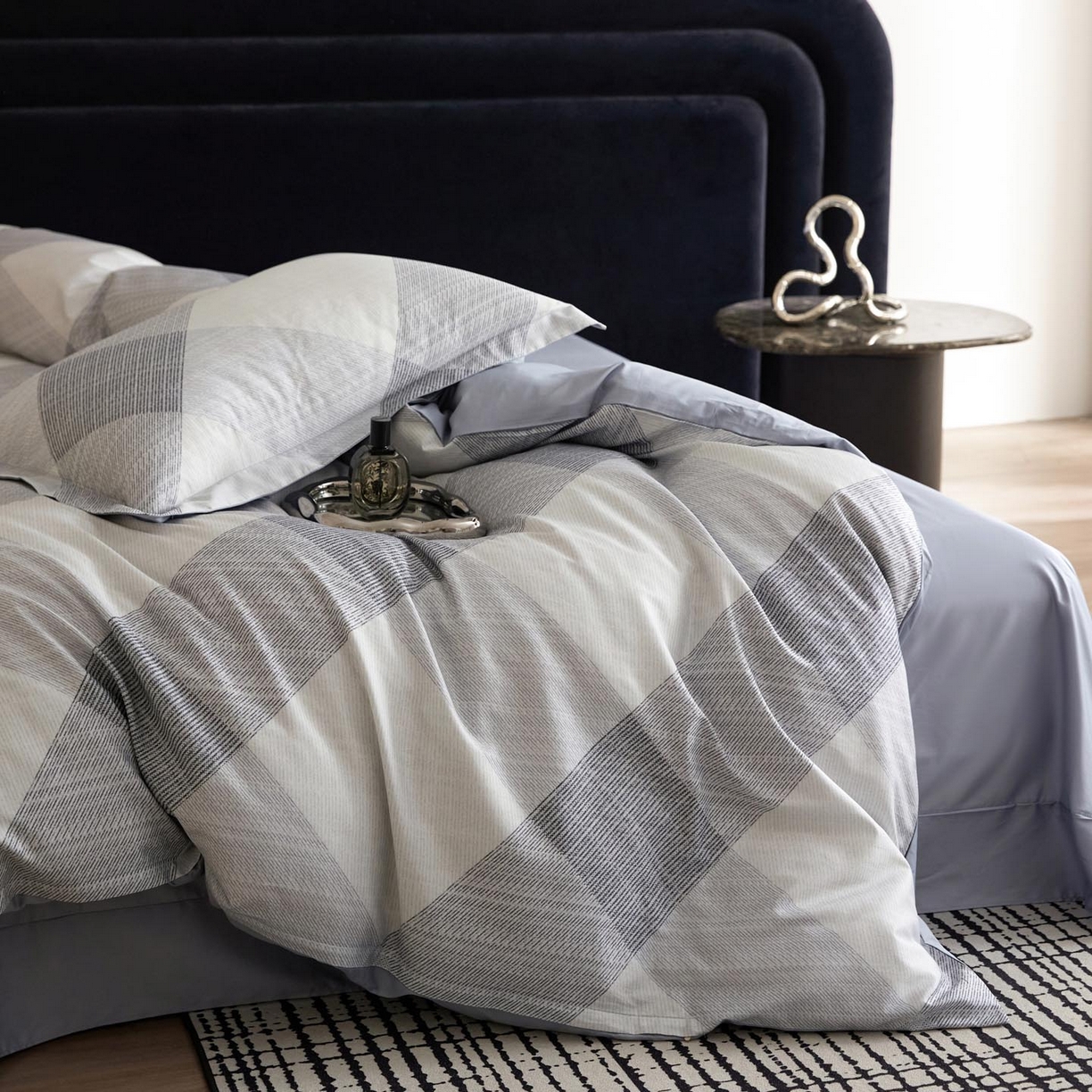 91家纺网 家纺一手货源 找家纺 帅露家纺 2026新款全棉60支长绒棉数码印花四件套 林川兰