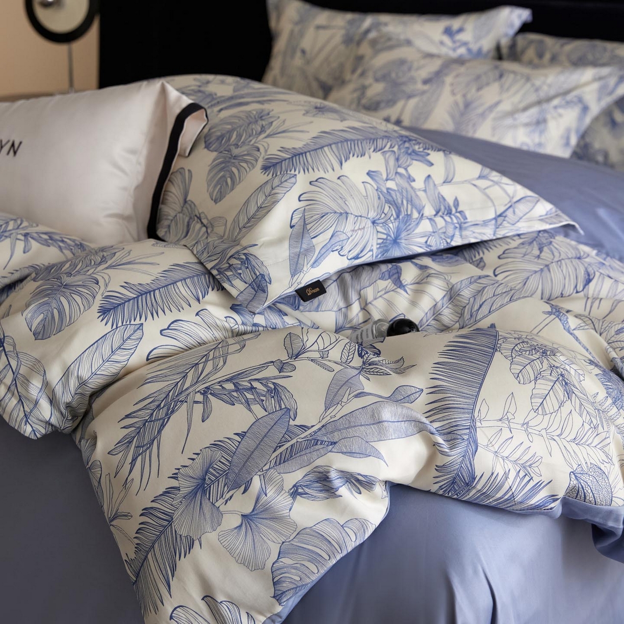 91家纺网 家纺一手货源 找家纺 帅露家纺 2026新款全棉60支长绒棉数码印花四件套 秘境