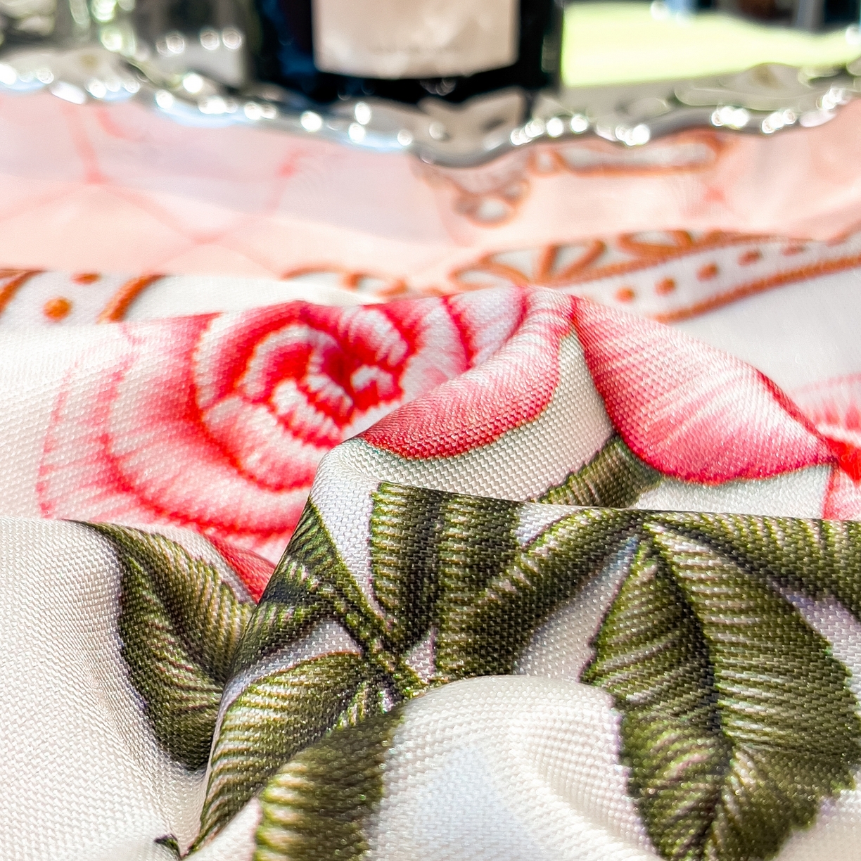 91家纺网 家纺一手货源 找家纺 梵克保罗 2026春夏新款凉感冰丝凉席床单款凉席三件套 野莓