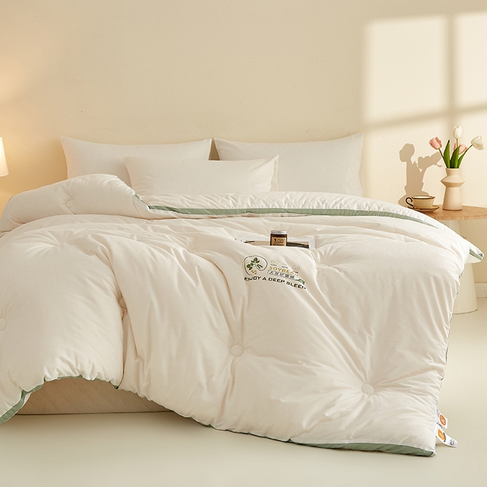 91家纺网 家纺一手货源 找家纺 （总）蓝冰家纺 2026春夏新款亲肤磨毛抗菌立体被大豆被被子被芯