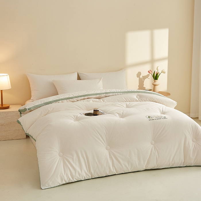 91家纺网 家纺一手货源 找家纺 （总）蓝冰家纺 2026春夏新款亲肤磨毛抗菌立体被大豆被被子被芯