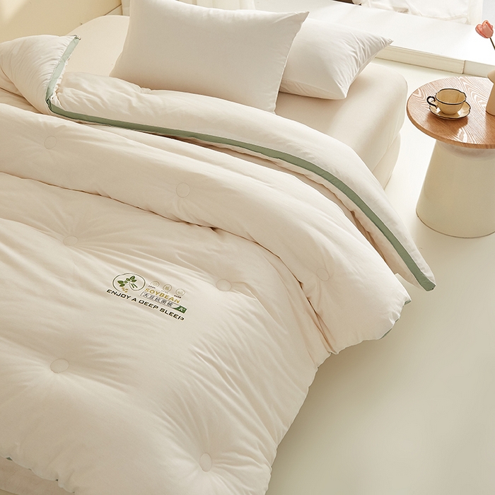 91家纺网 家纺一手货源 找家纺 （总）蓝冰家纺 2026春夏新款亲肤磨毛抗菌立体被大豆被被子被芯