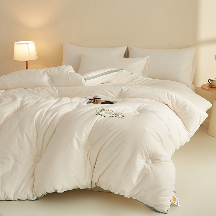 91家纺网 家纺一手货源 找家纺 （总）蓝冰家纺 2026春夏新款亲肤磨毛抗菌立体被大豆被被子被芯