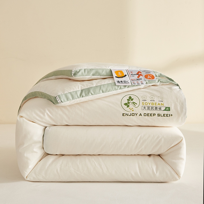 91家纺网 家纺一手货源 找家纺 （总）蓝冰家纺 2026春夏新款亲肤磨毛抗菌立体被大豆被被子被芯