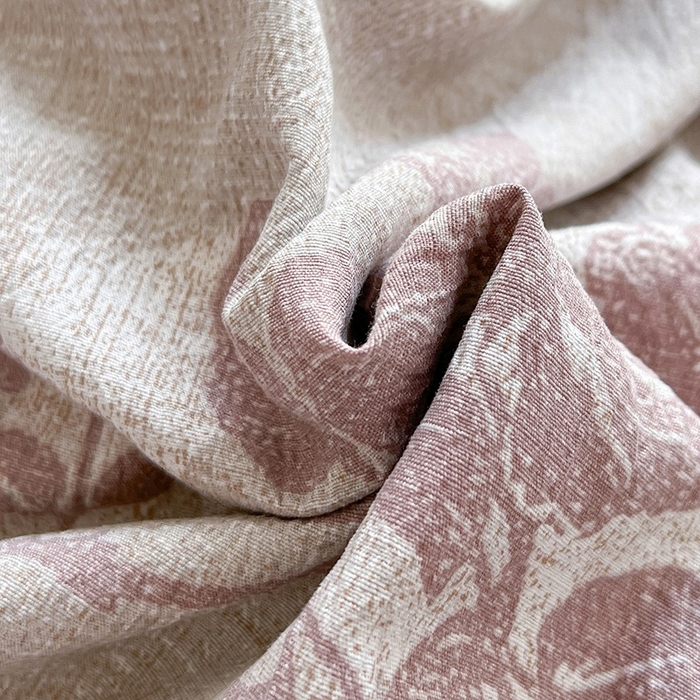 91家纺网 家纺一手货源 找家纺 朵朵家纺 2026新款高级感轻奢复古美拉德色系双层纱泡芙棉床品四件套加厚水洗双层纱软 知音咖