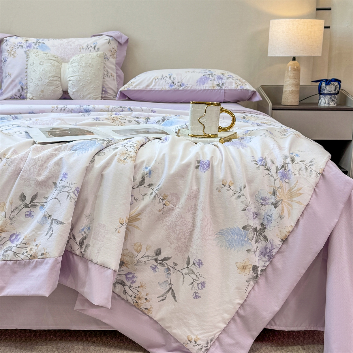 91家纺网 家纺一手货源 找家纺 （总）慕木家纺 2025新款A类高克重无印风纯色牛奶绒双面绒毛毯系列（提供买家秀）