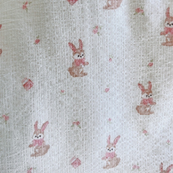 91家纺网 家纺一手货源 找家纺 朵朵家纺 2026新款高级感轻奢复古美拉德色系双层纱泡芙棉床品四件套加厚水洗双层纱软 奶芙兔