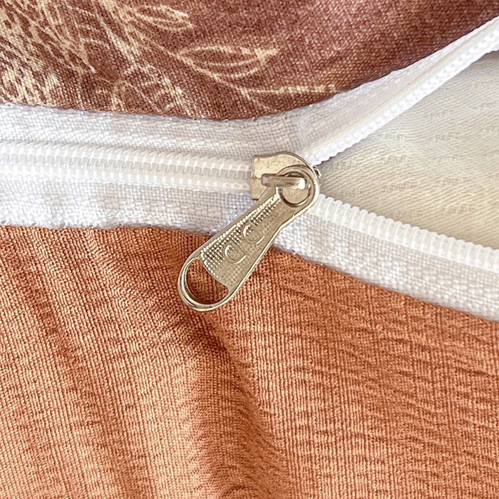 91家纺网 家纺一手货源 找家纺 朵朵家纺 2026新款高级感轻奢复古美拉德色系双层纱泡芙棉床品四件套加厚水洗双层纱软 晚棠