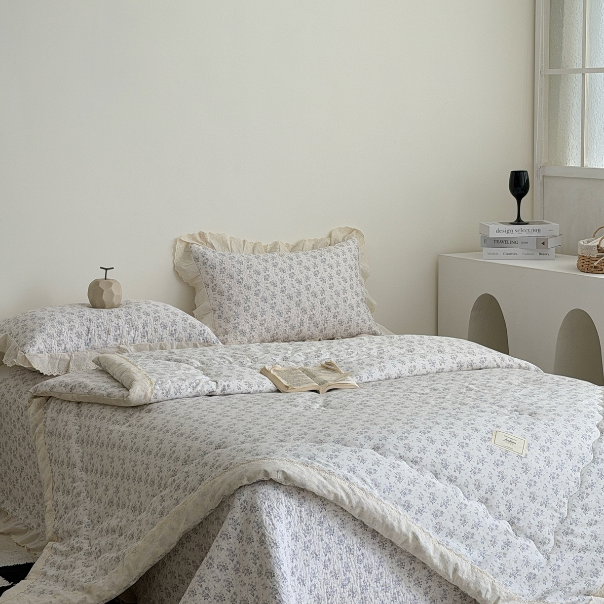 91家纺网 家纺一手货源 找家纺 佰织鑫家居 2026春夏新款全棉纯棉法式床盖款夏被夏凉被空调被夏被四件套春秋被四件套 紫遇